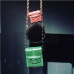 Hermes Red/Green Lizard and Black Crocodile Micro Bags