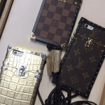 Louis Vuitton Crocodile/Damier Ebene/Monogram Canvas Petite Malle iPhone Cases