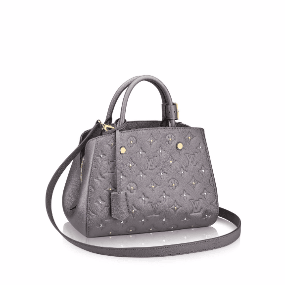 Louis Vuitton Saint Germain Monogram Empreinte Studded BB Gris Silver in  Leather with Silver-tone/Brass - US