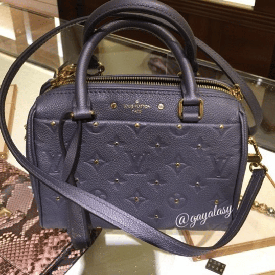 Louis Vuitton Saint Germain Monogram Empreinte Studded BB Gris