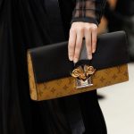 Louis Vuitton Monogram Reverse and Black Leather Clutch Bag - Spring 2017