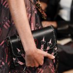 Valentino Black/Pink Studded Flap Bag 2 - Spring 2017