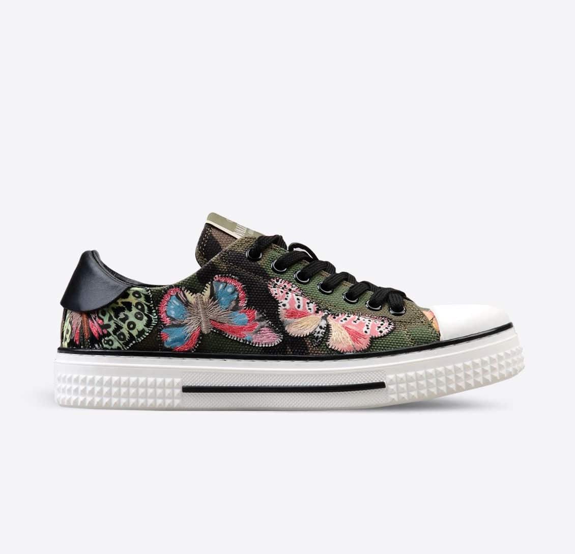 Valentino Camubutterfly Noir Sneaker