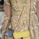 Valentino Yellow Mini Studded Flap and Blue Mini Lipstick Holder Bags - Spring 2017