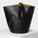 Celine Black/Sunflower Bucket Biker Shoulder Bag