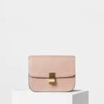 Celine Blush Shiny Goatskin Medium Classic Box Bag