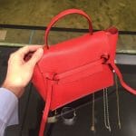 Celine Coquelicot Grained Calfskin Micro Belt Bag 3