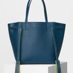 Celine Deep Blue Smooth Calfskin Small Cabas Phantom with Tassels Bag