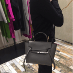 Celine Grey Grained Calfskin Micro Belt Bag 4