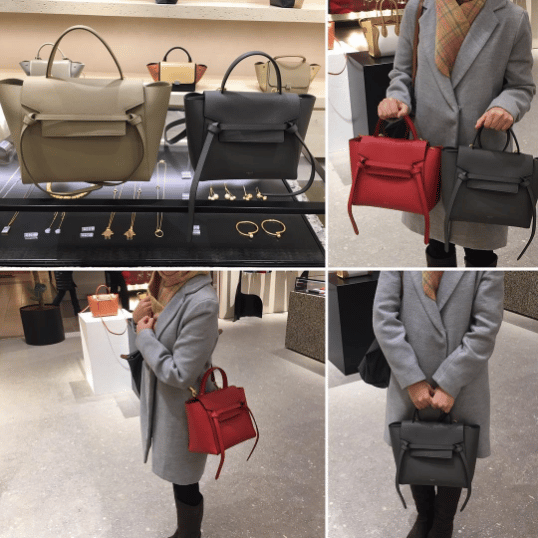 Celine belt clearance bag sizes