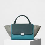 Celine Multicolor Smooth Calfskin Small Trapeze Bag