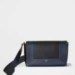 Celine Navy/Black Smooth Calfskin Medium Frame Shoulder Bag