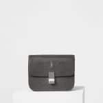 Celine Smoke Shagreen Medium Classic Box Bag