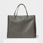 Celine Smoke Smooth Lambskin Horizontal Cabas Bag