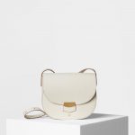 Celine White Compact Trotteur Shoulder Bag