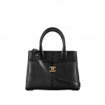 Chanel Black Python Neo Executive Mini Shopping Bag