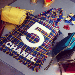 Chanel Blue Tweed Tote and Yellow Camera Bags