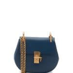 Chloe Denim Blue Drew Small Bag