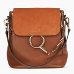 Chloe Tan Medium Faye Backpack Bag