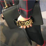 Dior Black Jadior Flap Bag