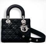Dior Black Small Lady Dior Bag 2