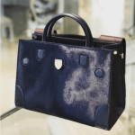 Dior Blue Pony-Effect Calfskin Diorever Bag with Corners