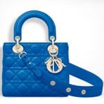 Dior Blue Small Lady Dior Bag