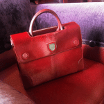 Dior Dark Red Pony-Effect Calfskin Diorever Bag with Corners 3