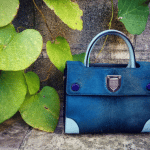 Dior Green/Ice Blue Pony-Effect Calfskin Mini Diorever Bag with Corners 3