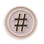 Dior Hashtag Lucky Badge