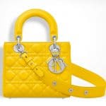 Dior Mimosa Yellow Small Lady Dior Bag