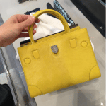 Dior Yellow Pony-Effect Calfskin Mini Diorever Bag with Corners