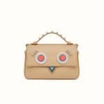 Fendi Natural-Colored/Pink Hypnoteyes Double Micro Baguette Bag