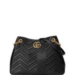 Gucci Black GG Marmont Matelasse Shoulder Bag