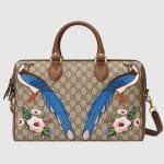 Gucci Embroidered Exclusive GG Supreme Top Handle Bag