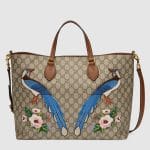 Gucci Embroidered Exclusive Soft GG Supreme Tote Bag
