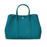 Hermes Cobalt Negonda Calfskin Garden Party 30 Bag