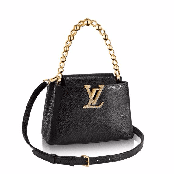 Louis Vuitton Sequin Capucines BB - Black Mini Bags, Handbags