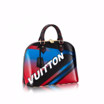 Louis Vuitton Black Multicolor Race Print Alma PM Bag