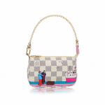 Louis Vuitton Damier Azur Transatlantic Cruises Print Mini Pochette Accessoires