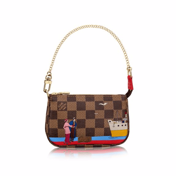 Louis Vuitton ILLUSTRE Xmas New York Bag Charm and Key Holder