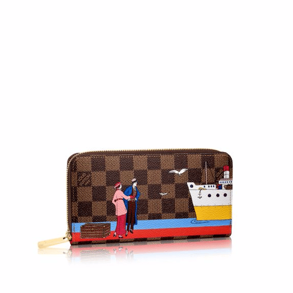 Naughtipidgins Nest - As New Louis Vuitton Limited Edition Continental  Zippy Purse Wallet Xmas Christmas 2019 Paris Vivienne Animation Collection.  A special 2019 Holiday edition of the Zippy in Monogram canvas celebrates