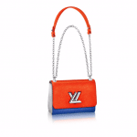 Louis Vuitton Marine Orange Epi Twist MM Bag