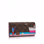 Louis Vuitton Monogram Canvas Transatlantic Cruises Print Sarah Wallet