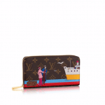 Louis Vuitton Monogram Canvas Transatlantic Cruises Print Zippy Wallet