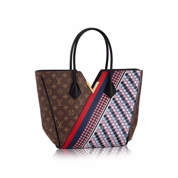 Louis Vuitton - Authenticated Kimono Handbag - Leather Multicolour Abstract for Women, Very Good Condition