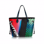 Louis Vuitton Multicolor Race Print Neverfull Bag