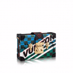 Louis Vuitton Multicolor Race Print Petite Malle Bag
