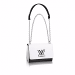 Louis Vuitton Noir Blanc Epi Twist MM Bag