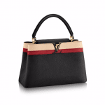 Louis Vuitton Noir Capucines MM Bag